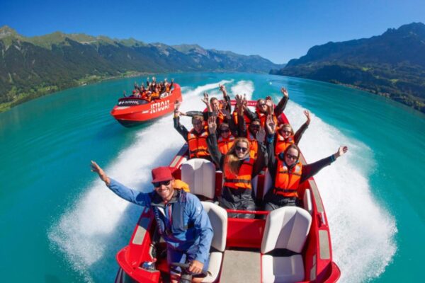 Scenic Jetboat Ride on Lake Brienz