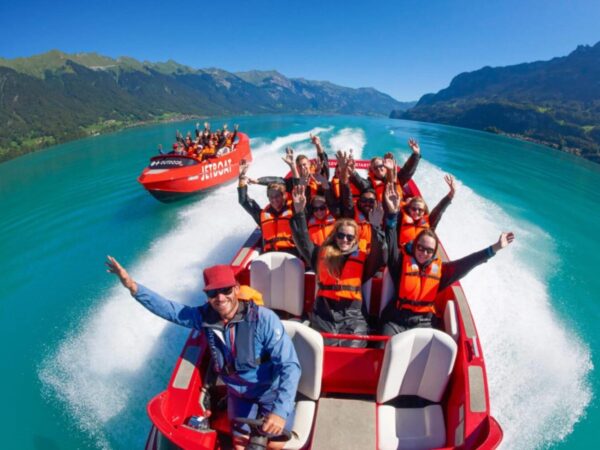 Scenic Jetboat Ride on Lake Brienz